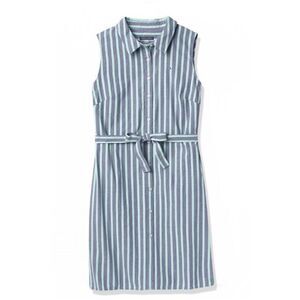 Tommy Hilfiger Cotton Shirt Dress Sky Captain/Mint Dress size 10